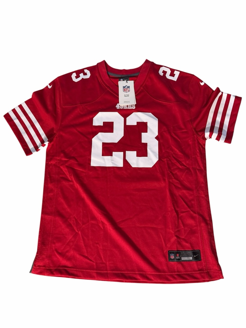 NWT Nike | Cristian McCaffrey NFL San Francisco 49ers Football Jersey Youth XL